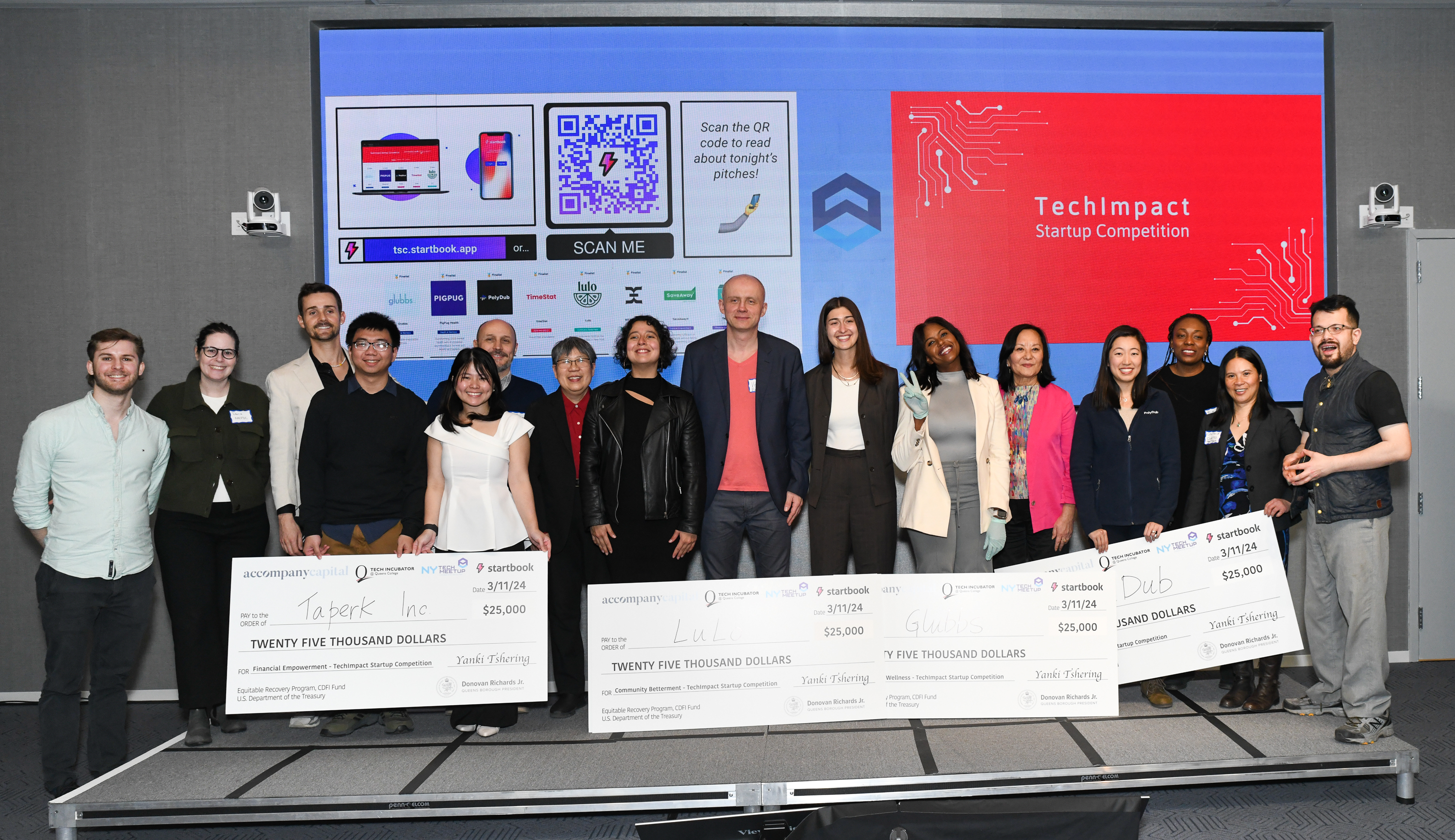 TechImpact Startup Competition winners